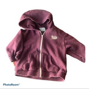 Nike zip up sweatshirt